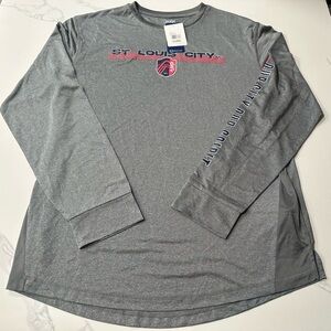 St. Louis City SC MLS Men’s Soccer Long Sleeve Shirt (XL) Retail $45